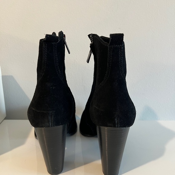 Joie Black Suede Ankle Bootie - Size US 9/EU 39 - Picture 4 of 5